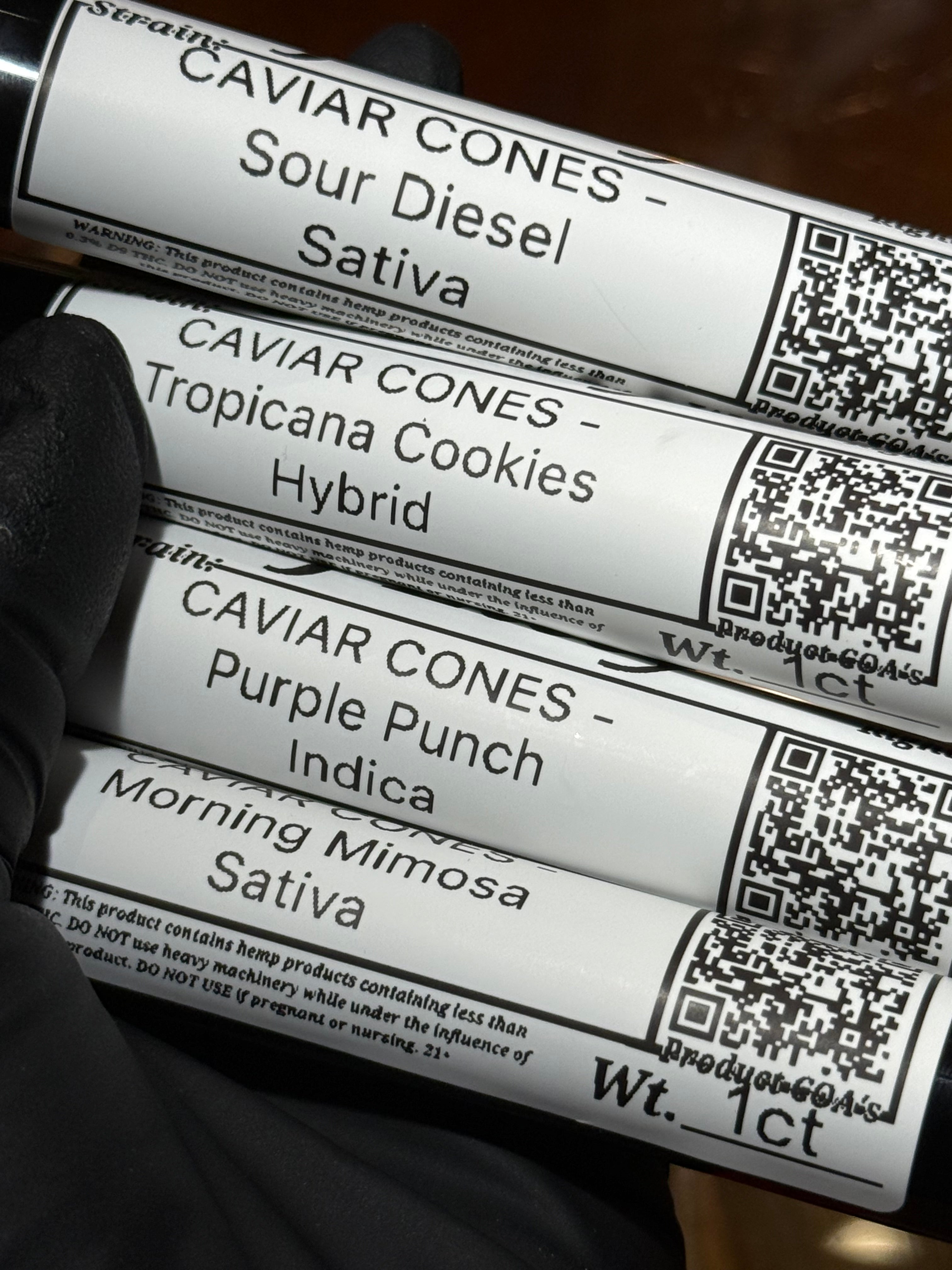 *NEW FLAVORS* CAVIAR CONES