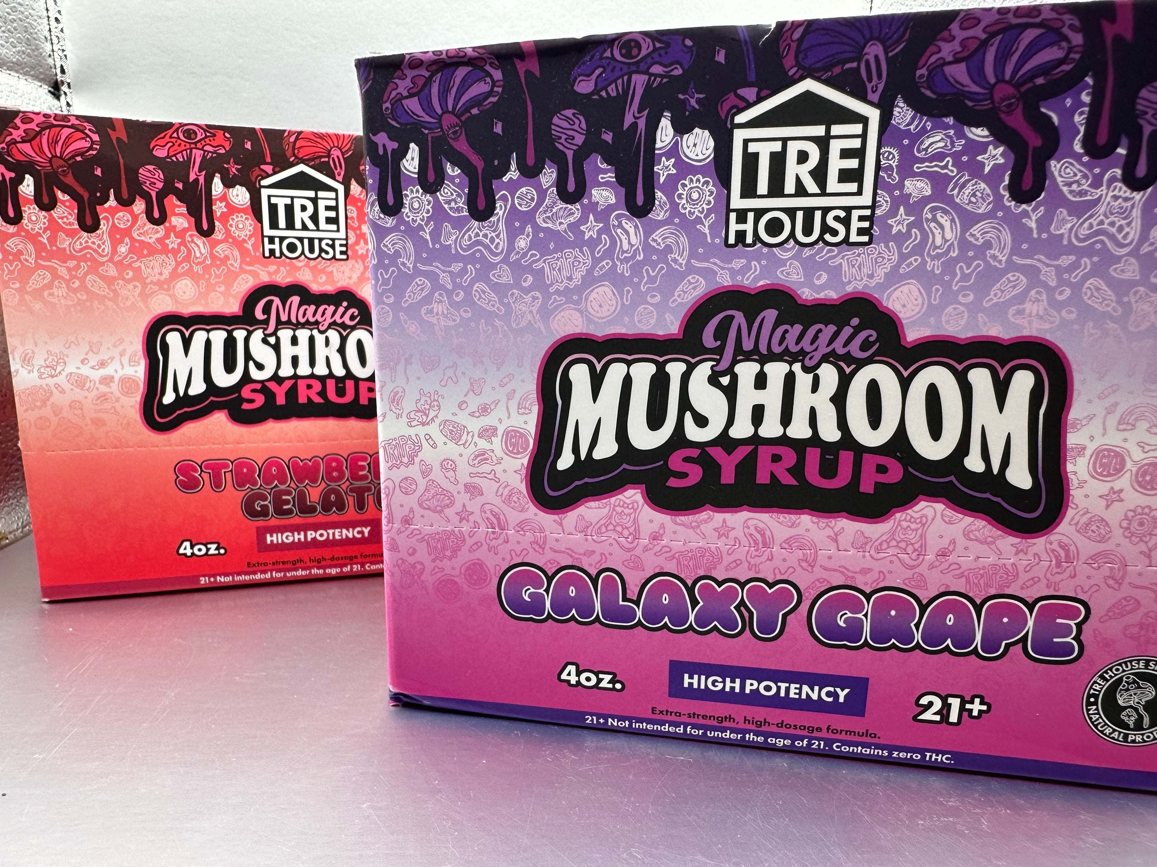 THC and MUSHROOM Syrups