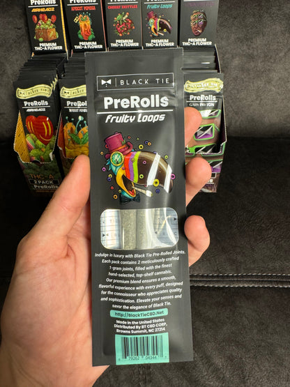 Black Tie Pre Rolls (2pk)