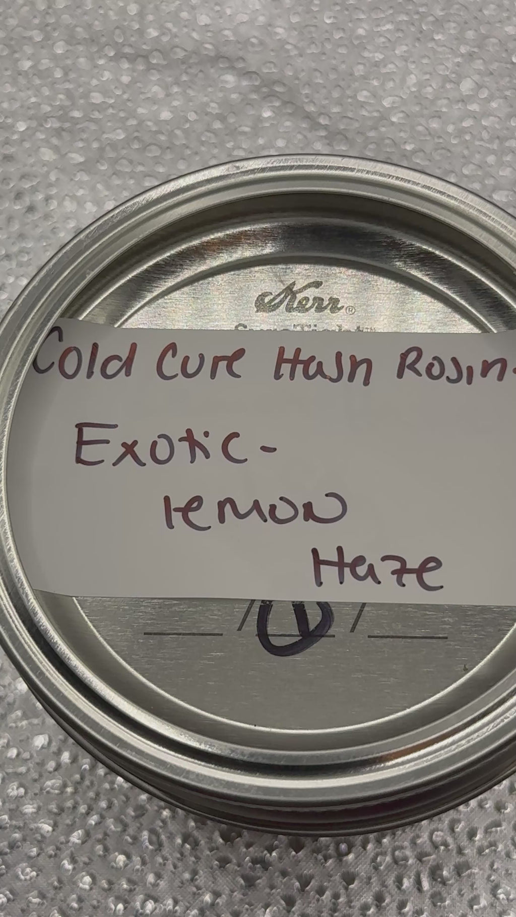 COLD CURE HASH ROSIN