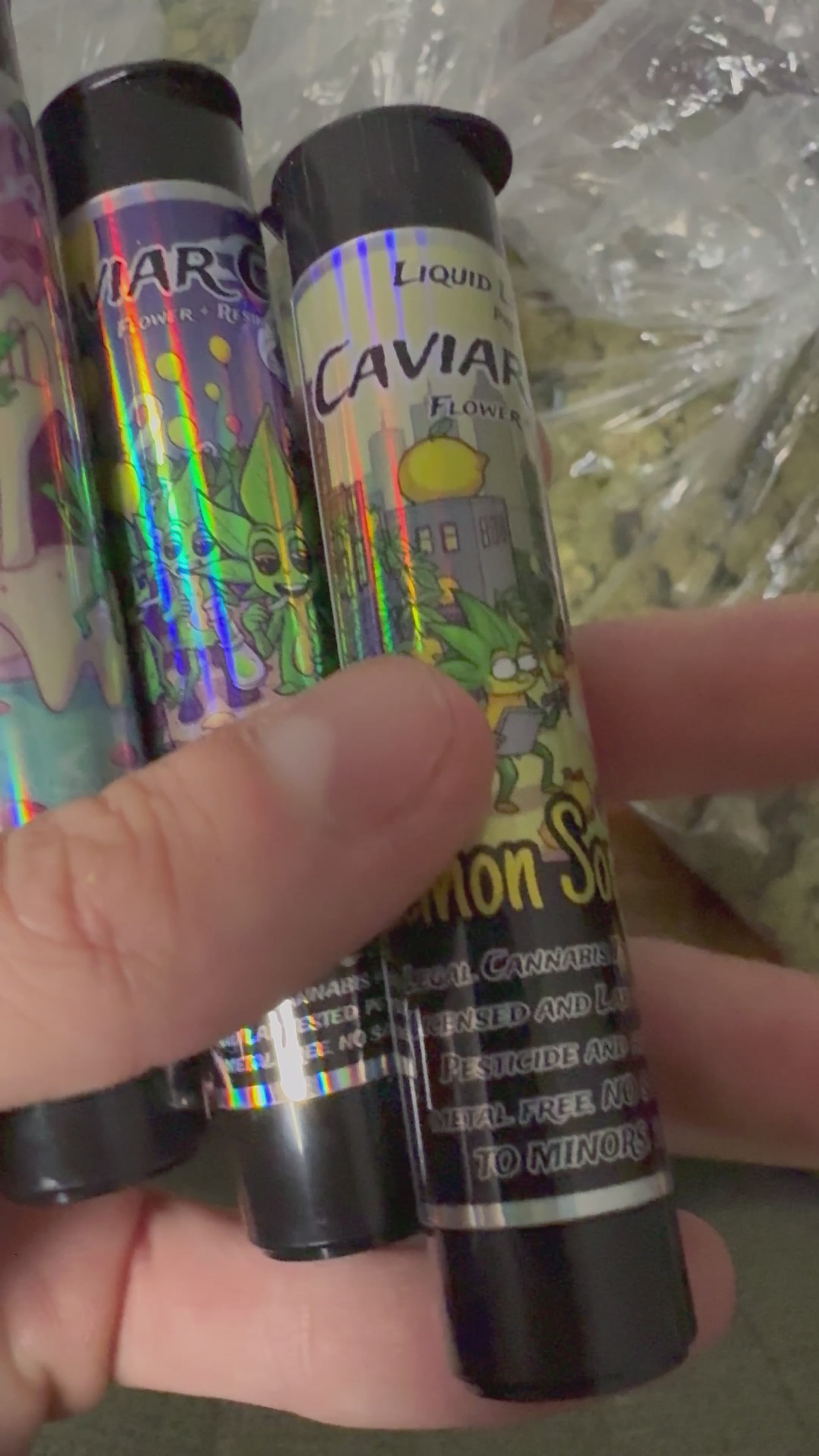 *NEW FLAVORS* CAVIAR CONES by Liquid Leaf Labs